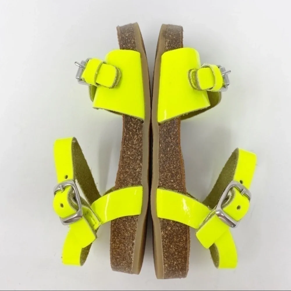 Zara Kids Sandals Yellow 6.5 US Toddler 22 EUR